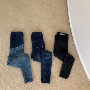 3 Maternity Jeans + Spanx Leggings